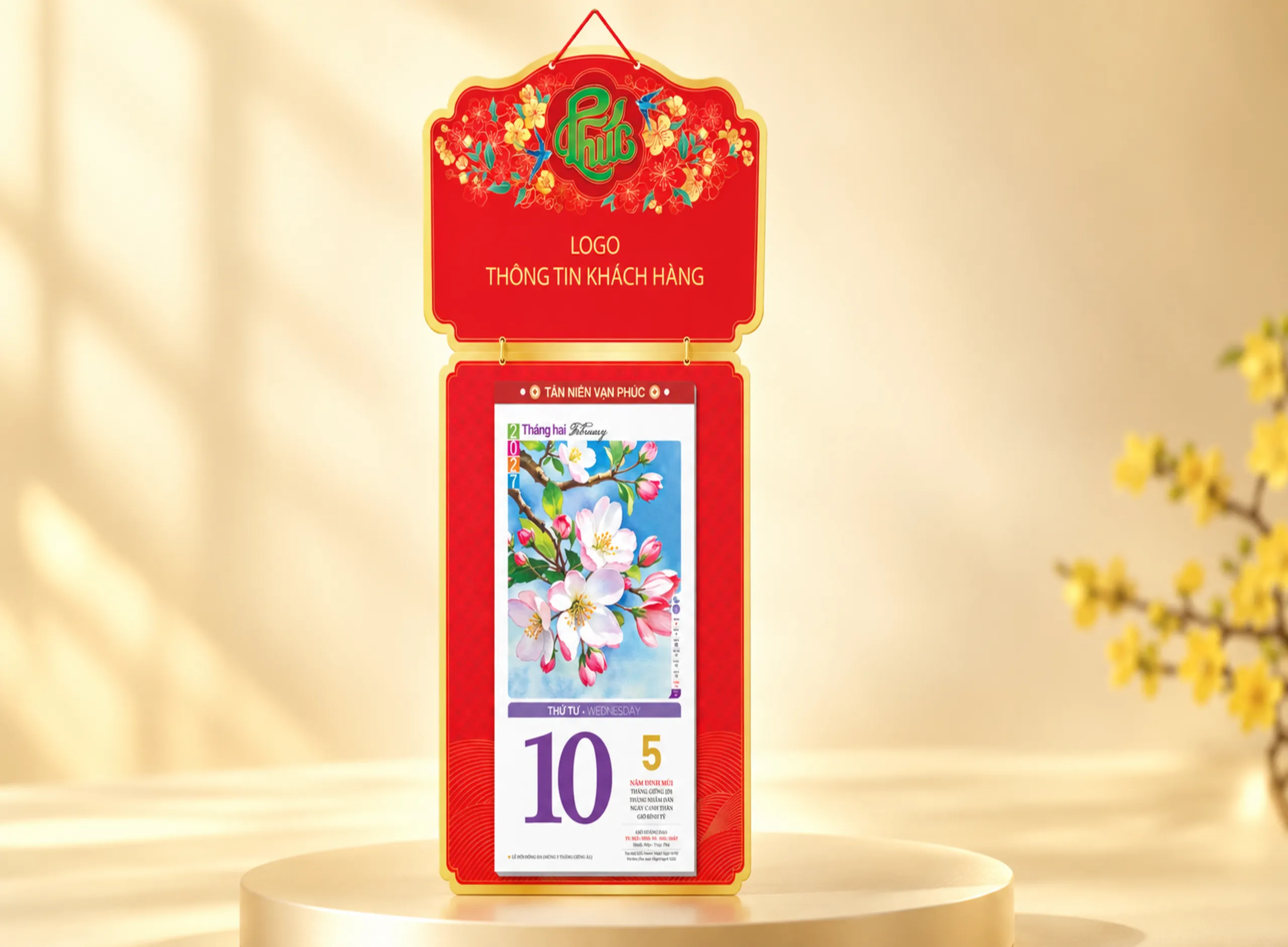 làm lịch treo tường