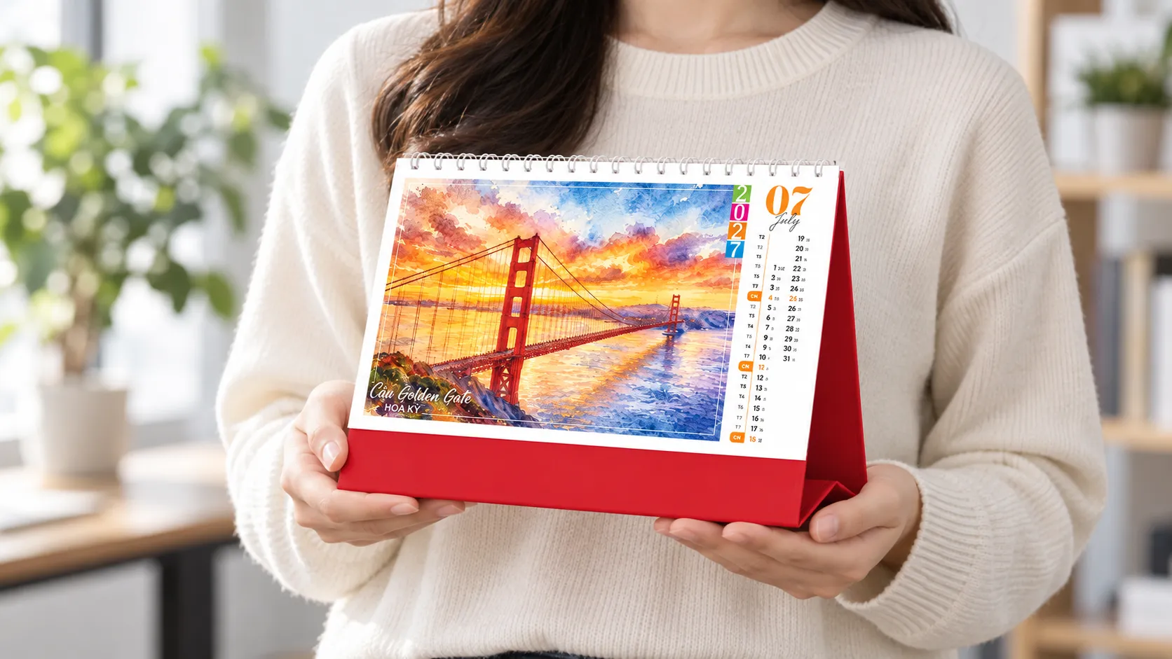 In lịch để bàn số lượng lớn Tết Đinh Mùi 2027 giá tốt