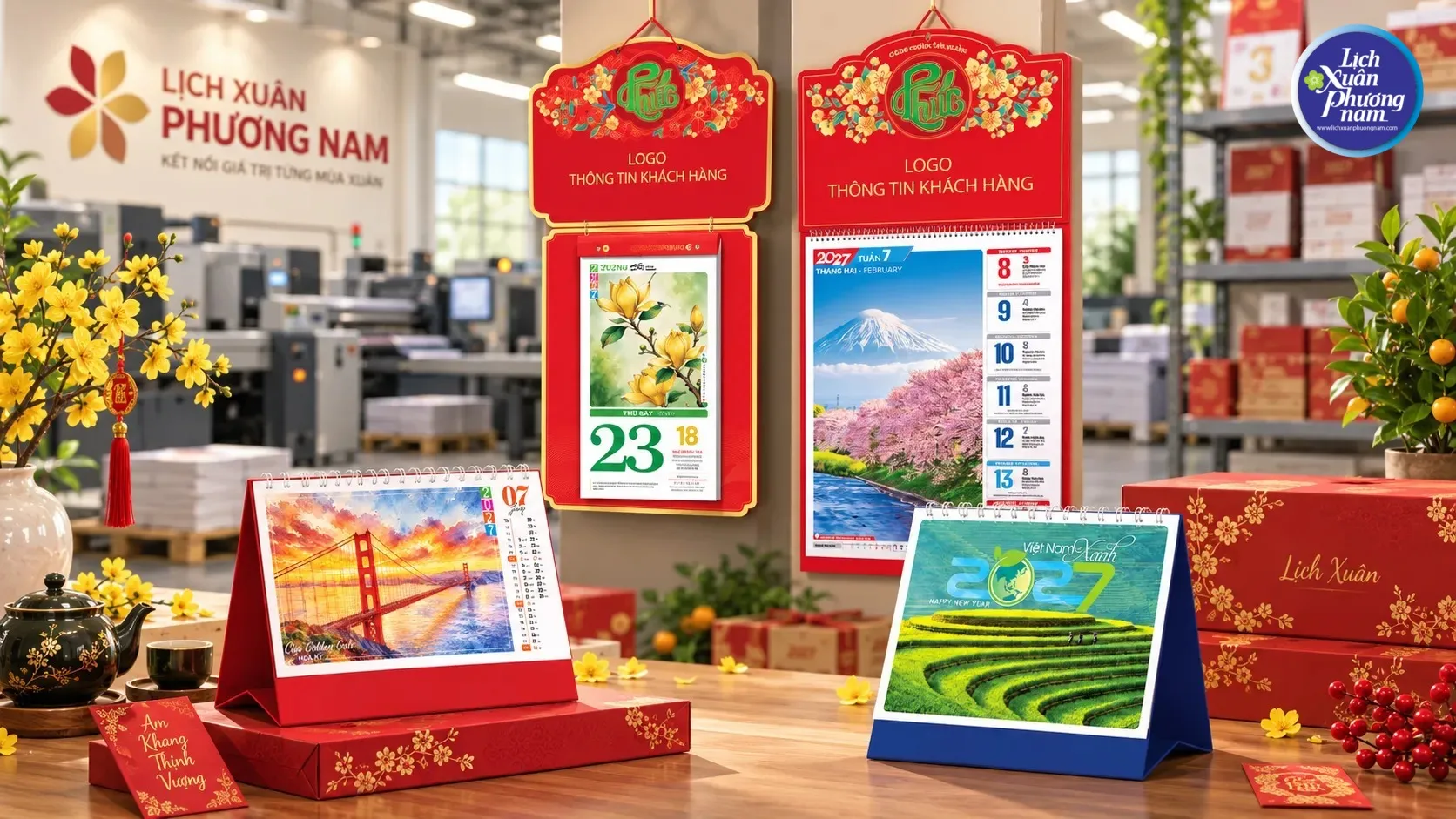 Lịch doanh nghiệp – quảng bá thương hiệu, tăng nhận diện chuyên nghiệp