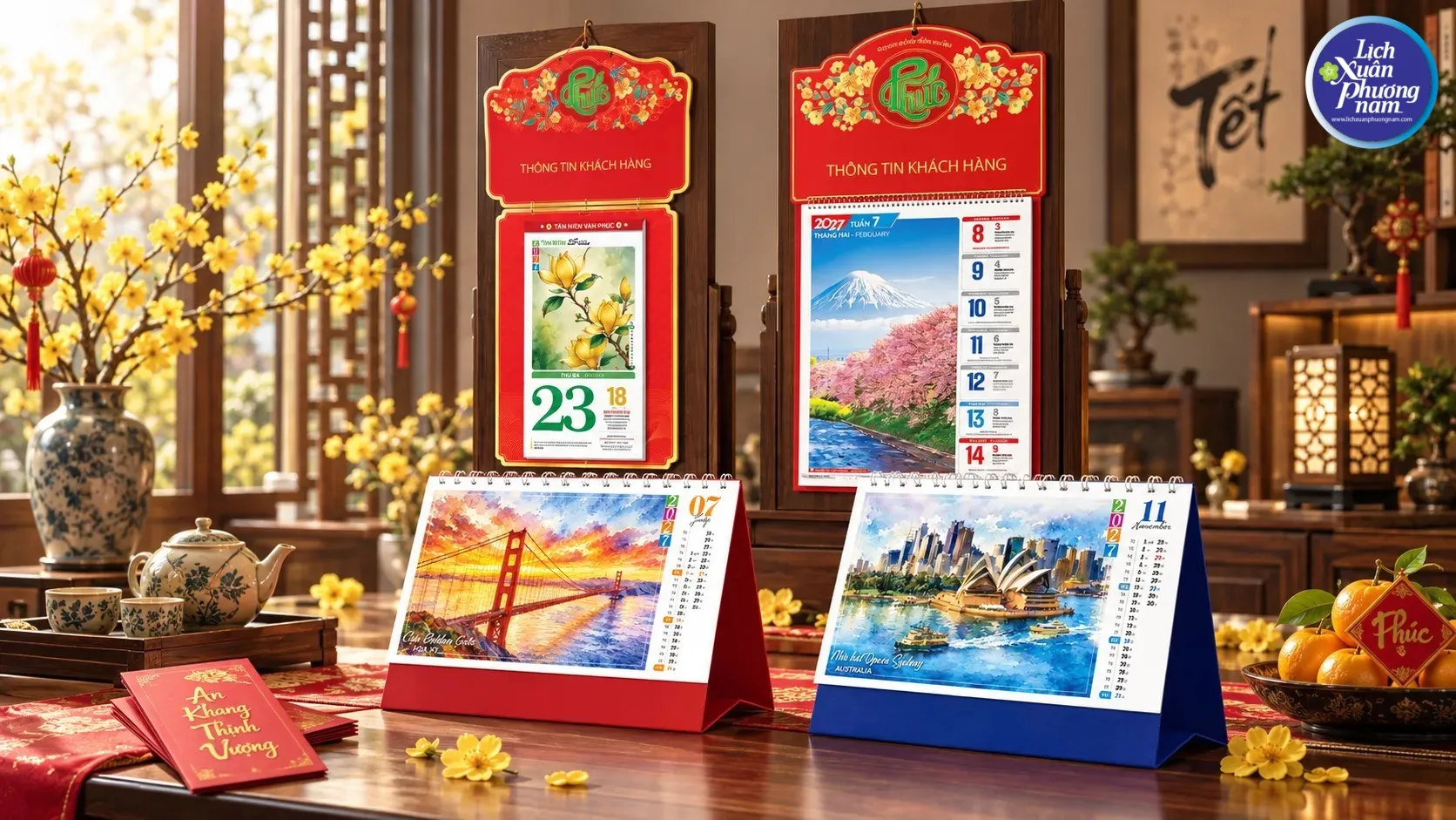 Lịch Tết văn phòng là công cụ quản lý, gắn kết và truyền cảm hứng Lịch Tết văn phòng là công cụ quản lý, gắn kết và truyền cảm hứng