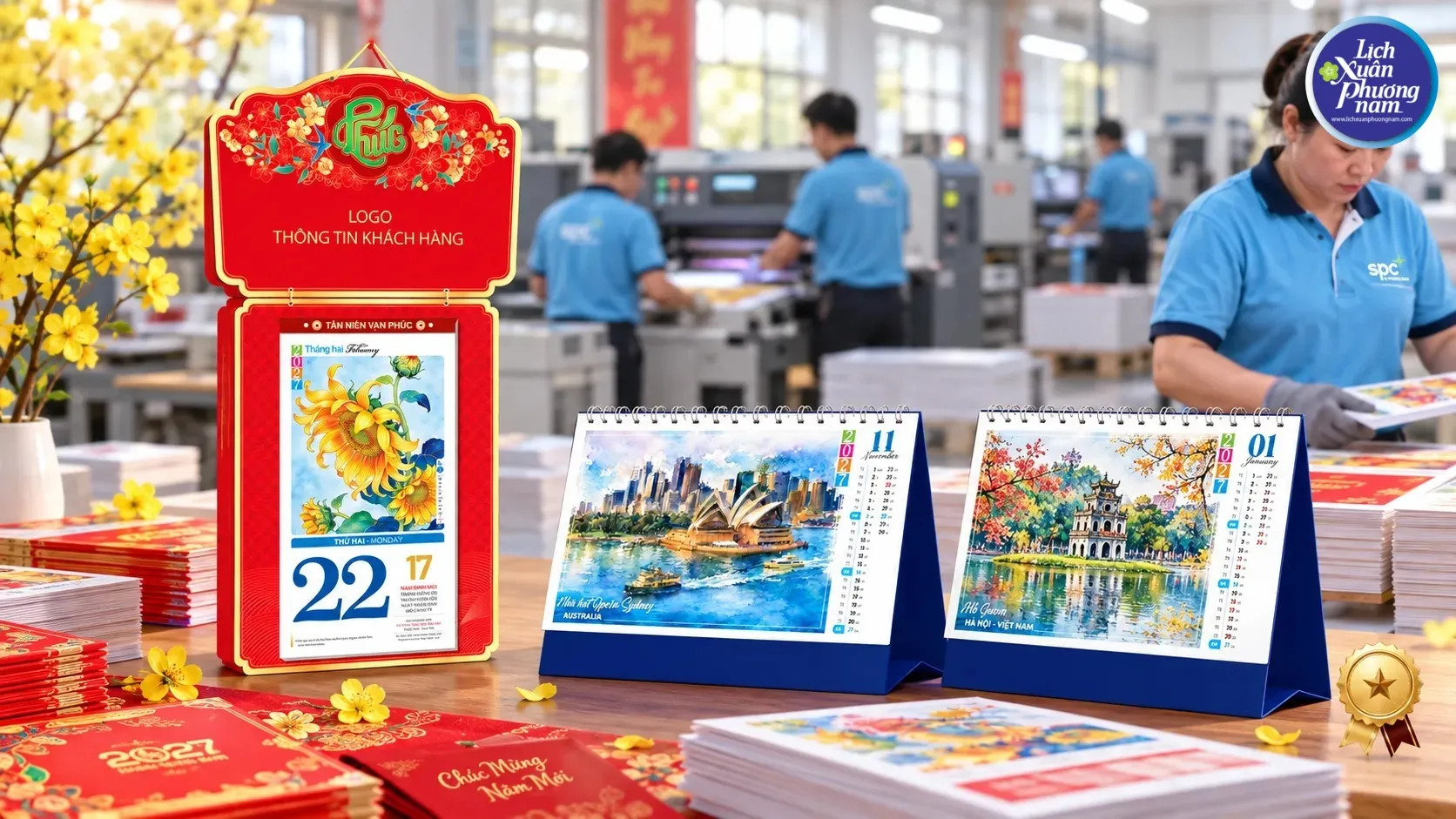 Trao lịch đúng lúc thể hiện sự chu đáo, tăng thêm ý nghĩa Trao lịch đúng lúc thể hiện sự chu đáo, tăng thêm ý nghĩa