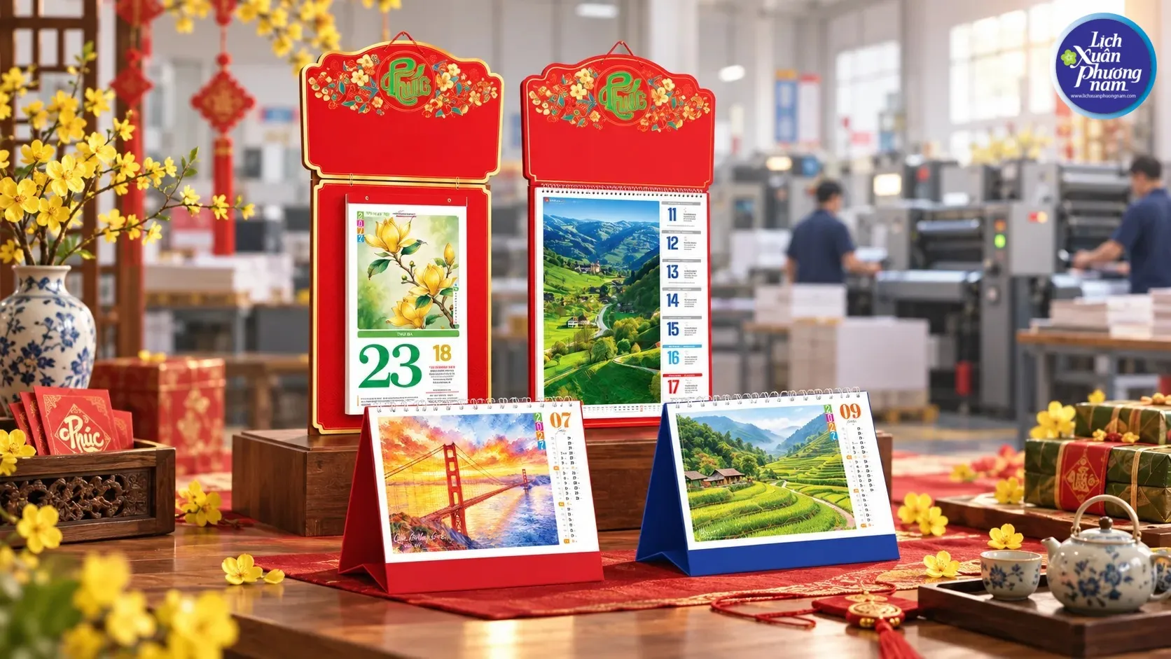 Lịch Tết là món quà tri ân, giúp thương hiệu hiện diện bền vững Lịch Tết là món quà tri ân, giúp thương hiệu hiện diện bền vững