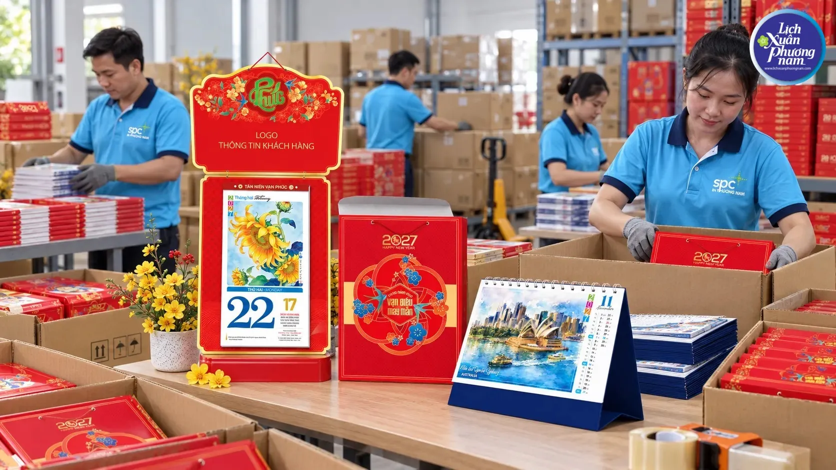 Lịch Tết là công cụ marketing, phản ánh giá trị doanh nghiệp Lịch Tết là công cụ marketing, phản ánh giá trị doanh nghiệp