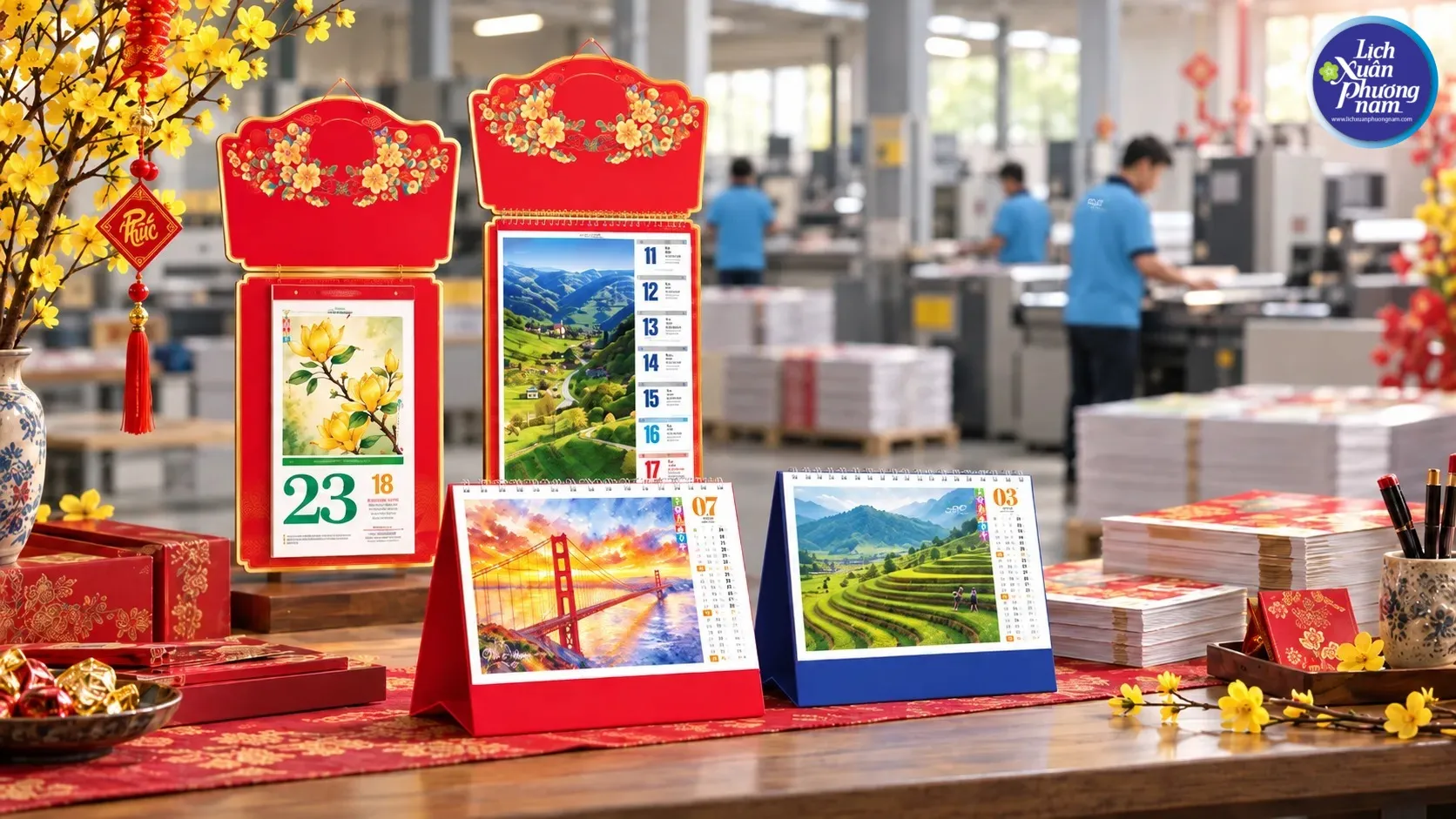 Lịch Tết là biểu tượng gắn kết, duy trì sự hiện diện thương hiệu Lịch Tết là biểu tượng gắn kết, duy trì sự hiện diện thương hiệu