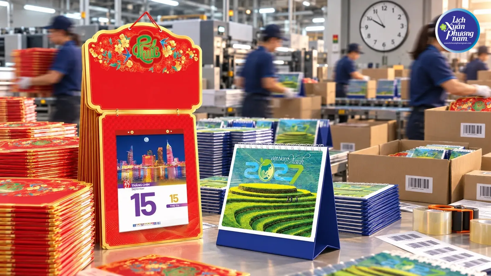 Lịch phong cảnh đẹp: Lựa chọn tinh tế, sống động và truyền cảm hứng