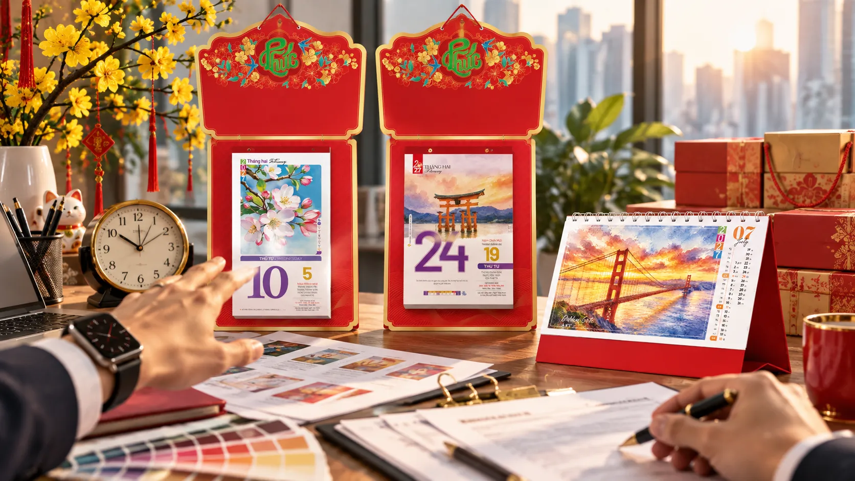 Xưởng In Lịch Tết 2027 Đinh Mùi Theo Yêu Cầu, Uy Tín