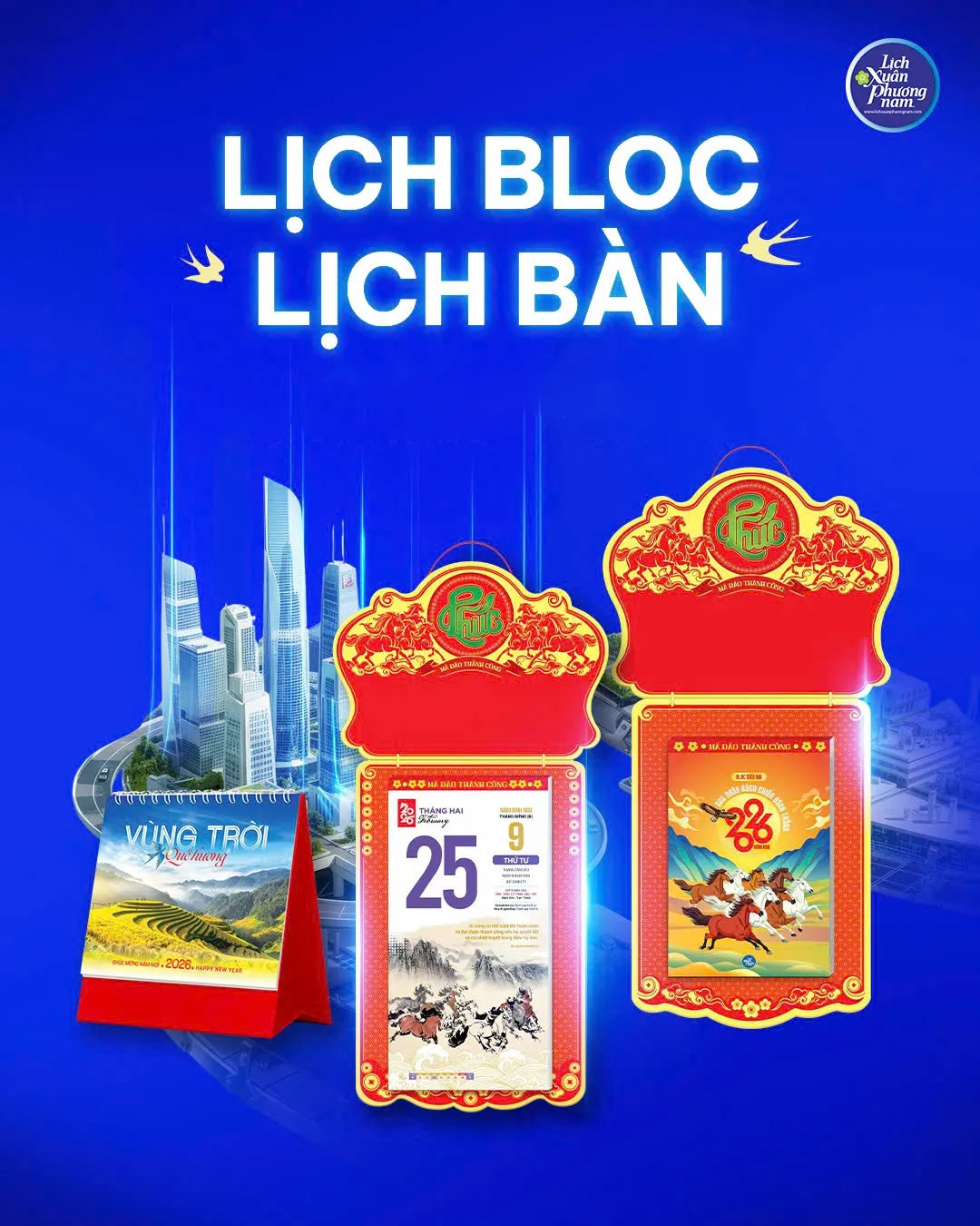 Lịch bloc trang trọng, lịch để bàn tiện lợi là hai loại quà tặng tân niên phổ biến Lịch bloc trang trọng, lịch để bàn tiện lợi là hai loại quà tặng tân niên phổ biến