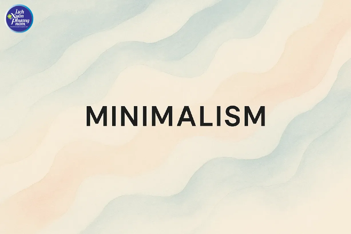 Xu hướng tối giản (Minimalism) tập trung vào các nội dung chính, loại bỏ chi tiết thừa Xu hướng tối giản (Minimalism) tập trung vào các nội dung chính, loại bỏ chi tiết thừa