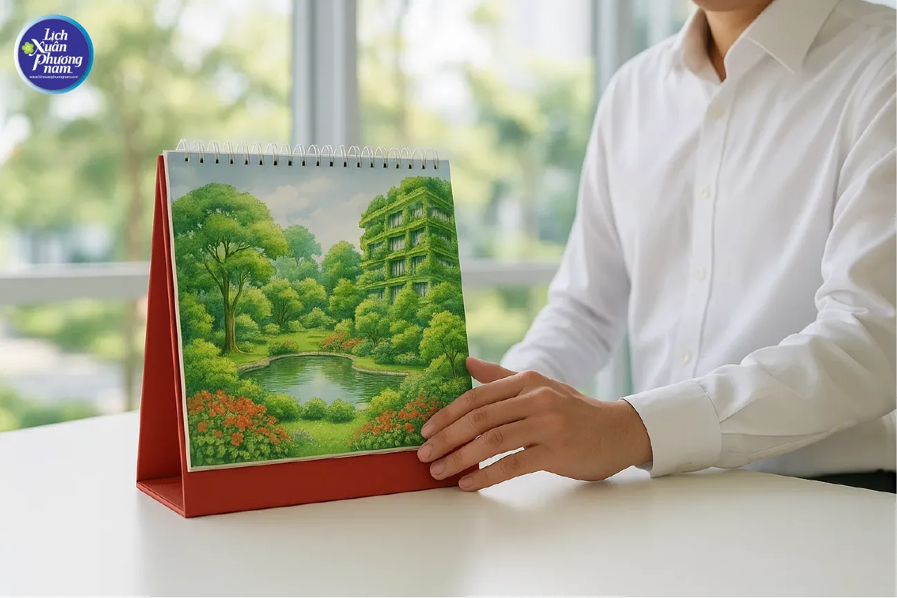 Mẫu lịch để bàn hiện đại thường phù hợp ngành nghề Mẫu lịch để bàn hiện đại thường phù hợp ngành nghề