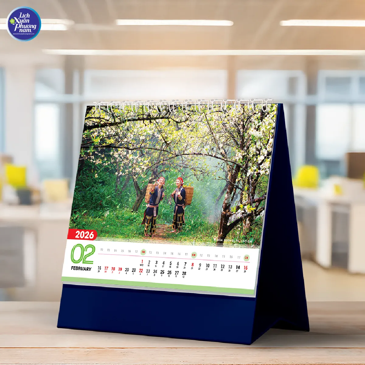 Lịch để bàn lồng ghép văn hóa, tránh quảng cáo phô trương