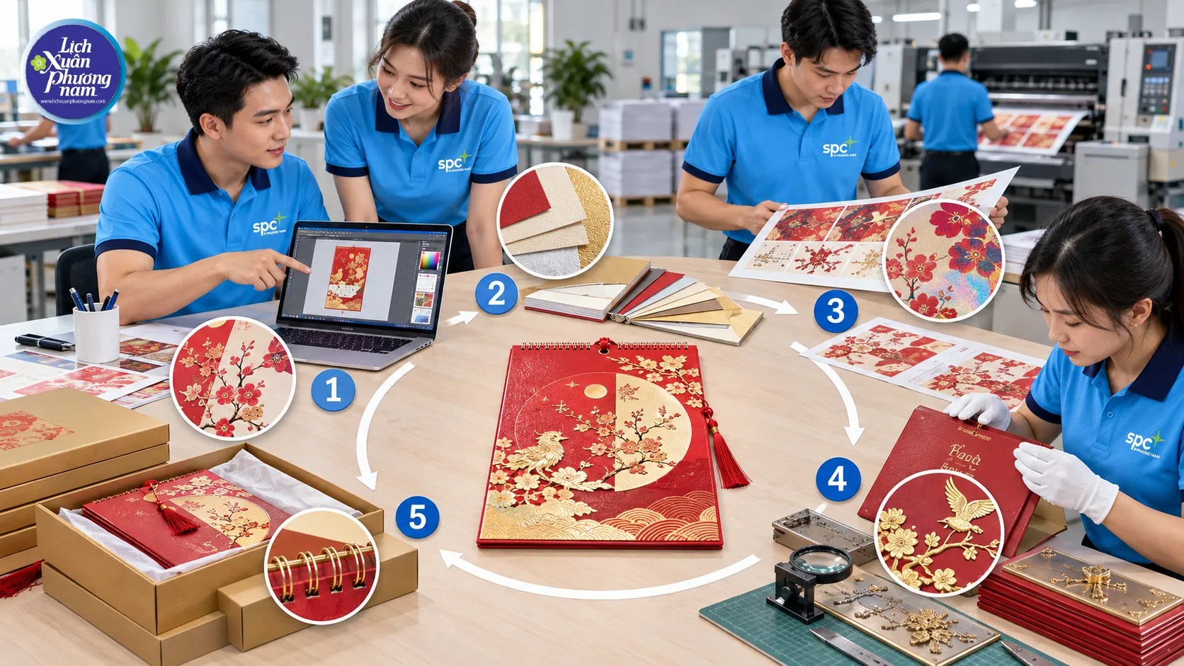 Xưởng in có quy trình khép kín, chủ động sẽ tối ưu hóa thời gian cho doanh nghiệp đặt in