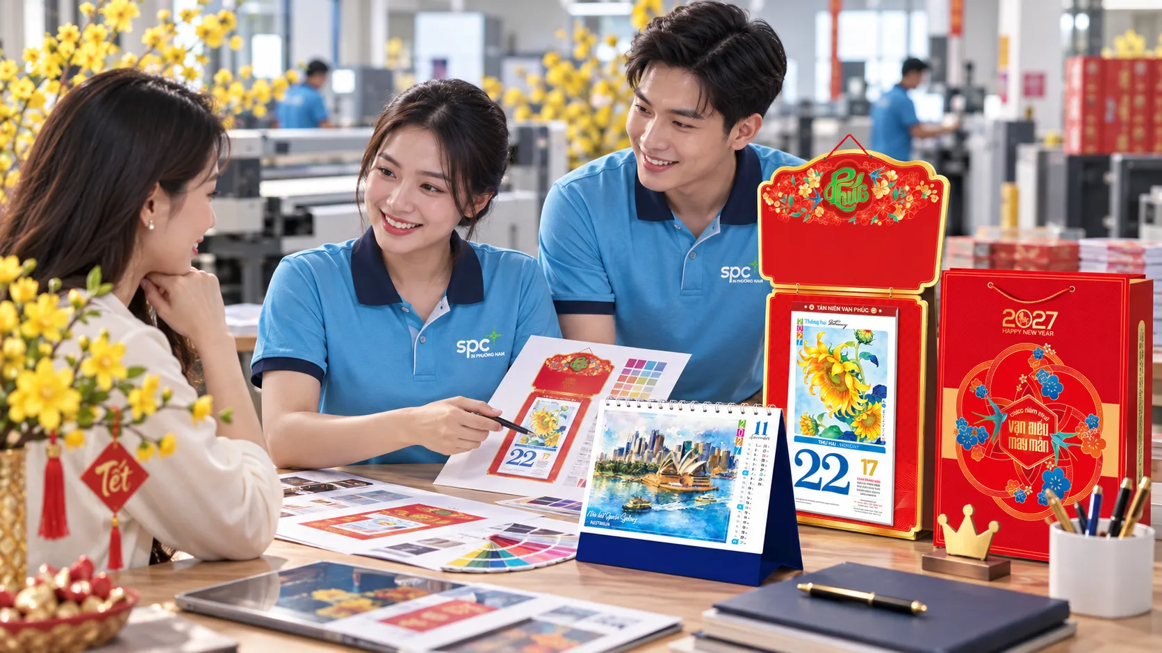 in lịch tết 2027 theo yêu cầu