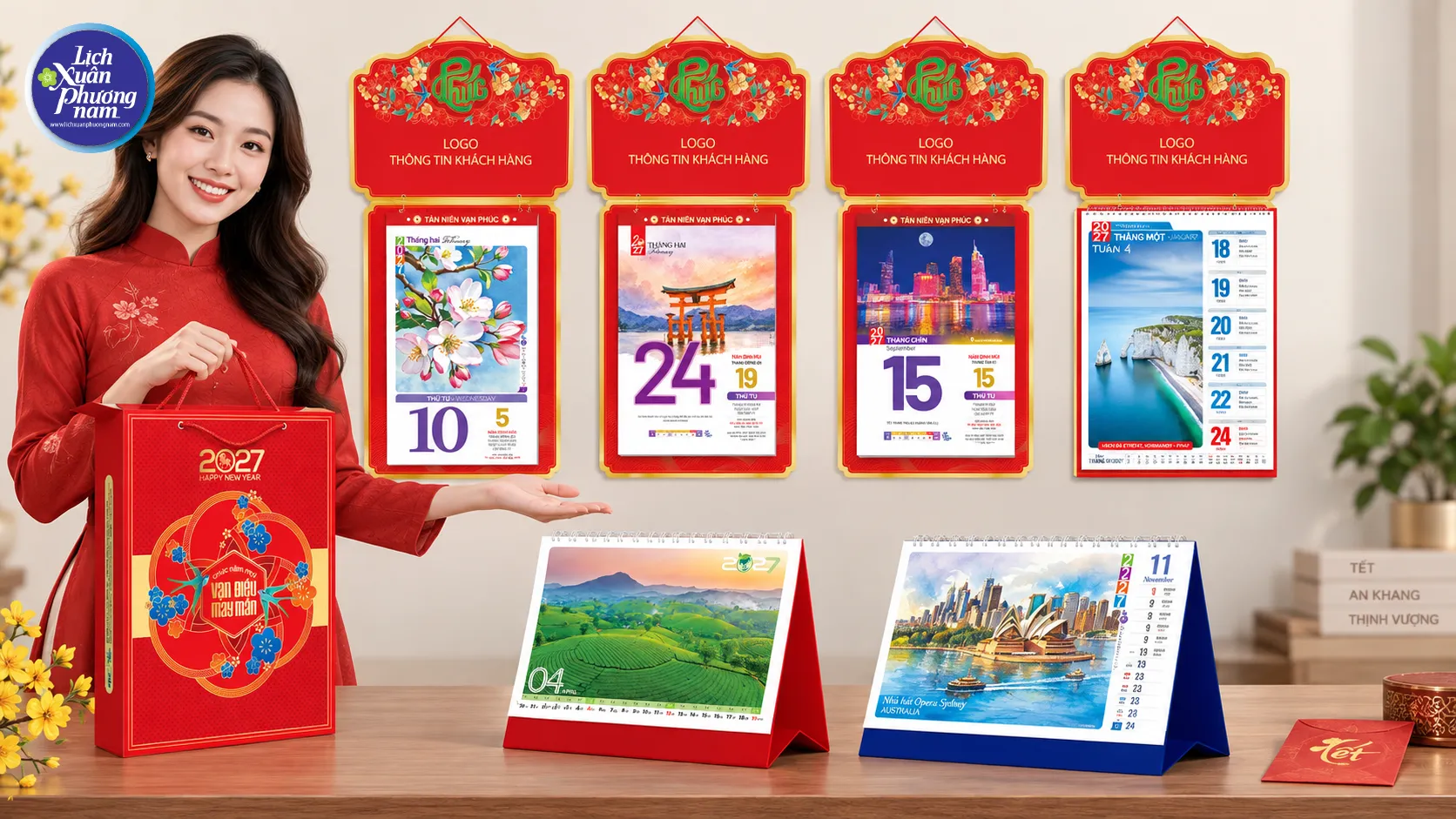 Từ Việt Nam đến thế giới, sáu mẫu lịch 2027 mang đến những câu chuyện nghệ thuật giàu cảm hứng và thẩm mỹ