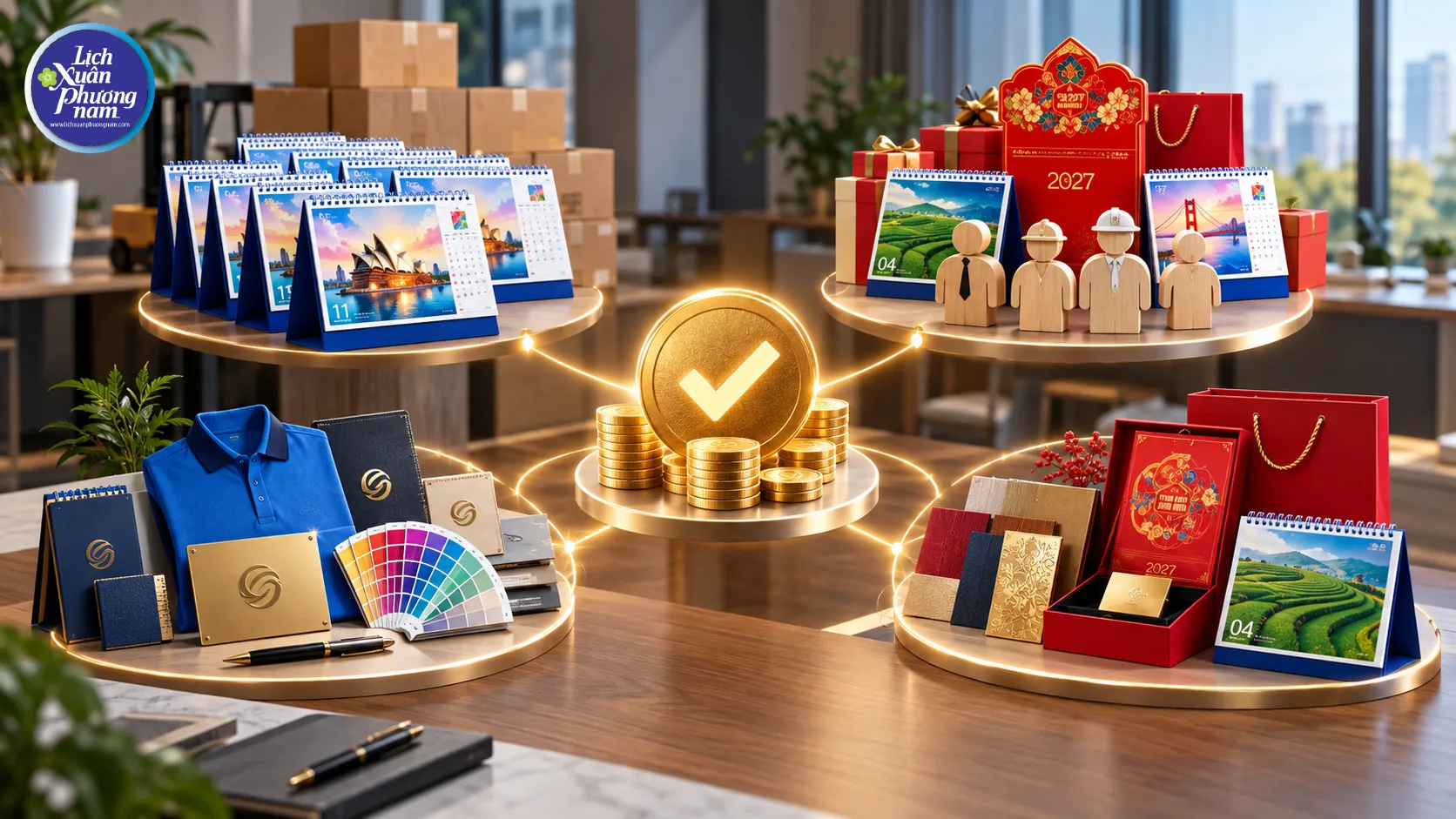 Lựa chọn lịch nên bắt đầu từ người nhận và hình ảnh doanh nghiệp muốn truyền tải, thay vì chỉ cân nhắc mức giá