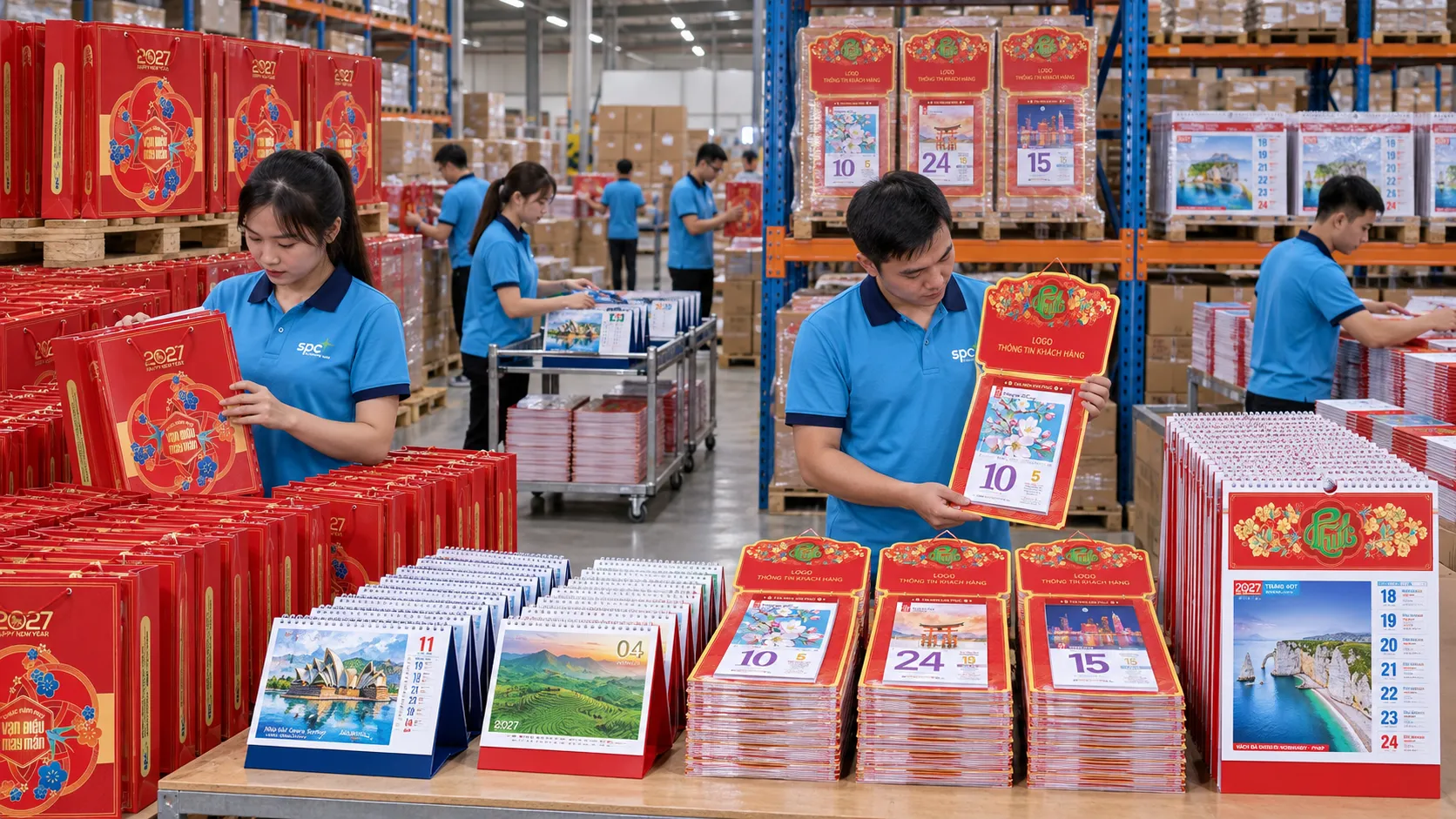 lịch Tết 2027 giá sỉ