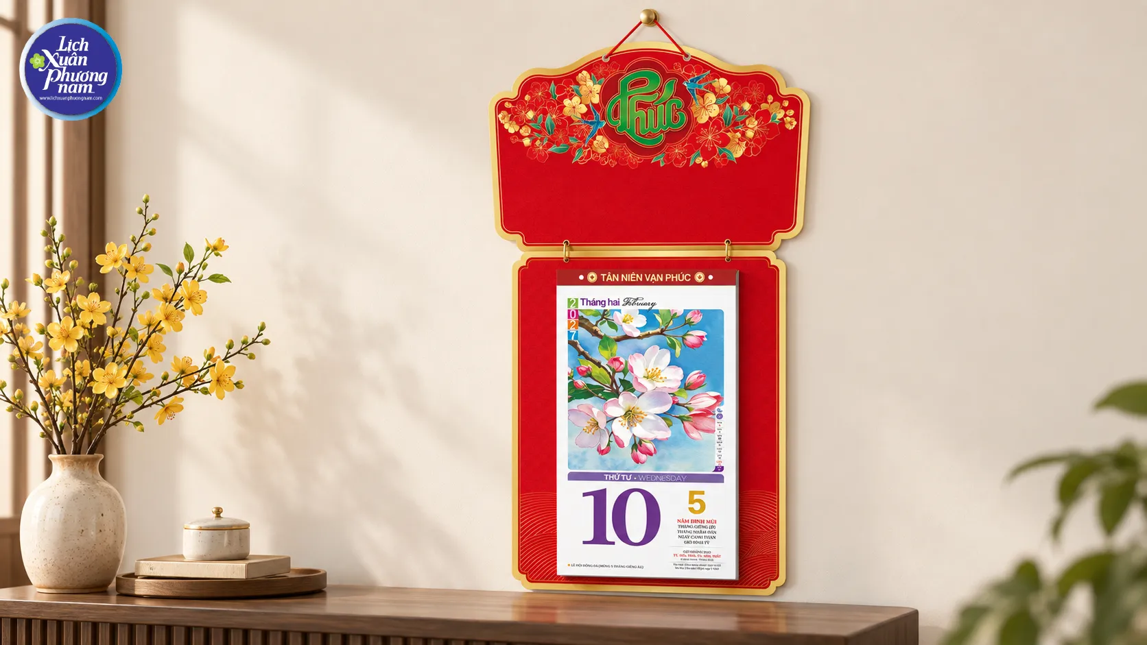 PN01 nổi bật với tranh hoa rực rỡ, gửi gắm tinh thần Hoa Khai Phú Quý, may mắn và thịnh vượng