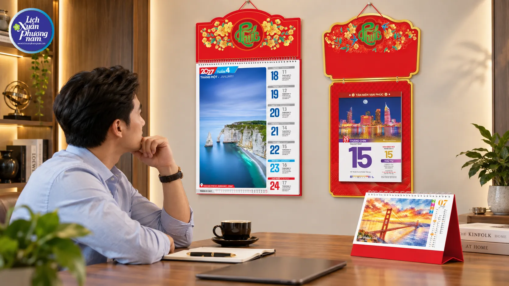 Người mua lịch Tết ngày càng cân nhắc toàn diện về thiết kế, nội dung, chất lượng và bối cảnh sử dụng thực tế