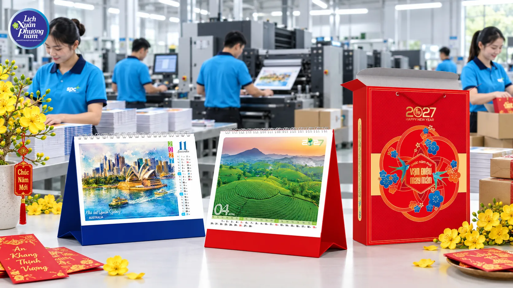 Dự toán ngân sách in lịch để bàn cho doanh nghiệp