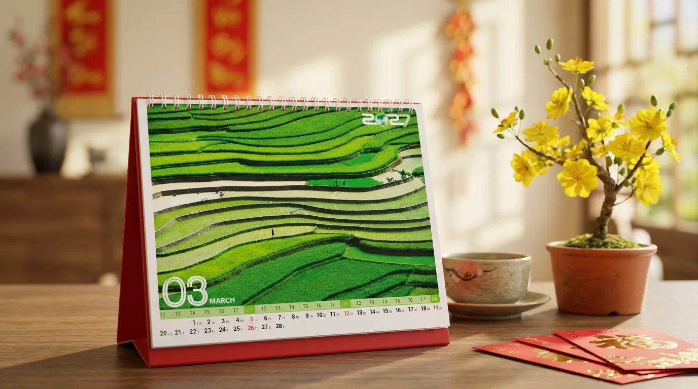 dịch vụ in lịch để bàn